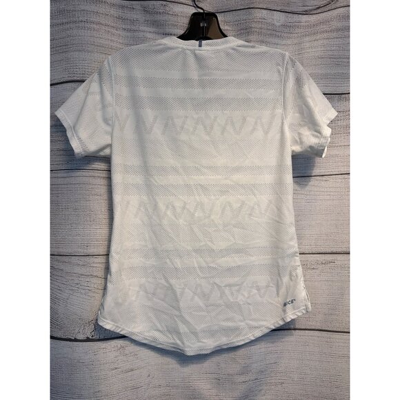 New Balance White Q Speed Jacquard Short Sleeve - Picture 2 of 2